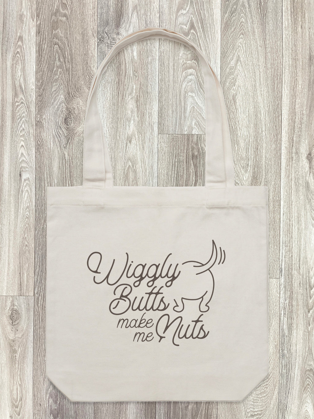 Wiggly Butts Make Me Nuts Edith Tote Bag
