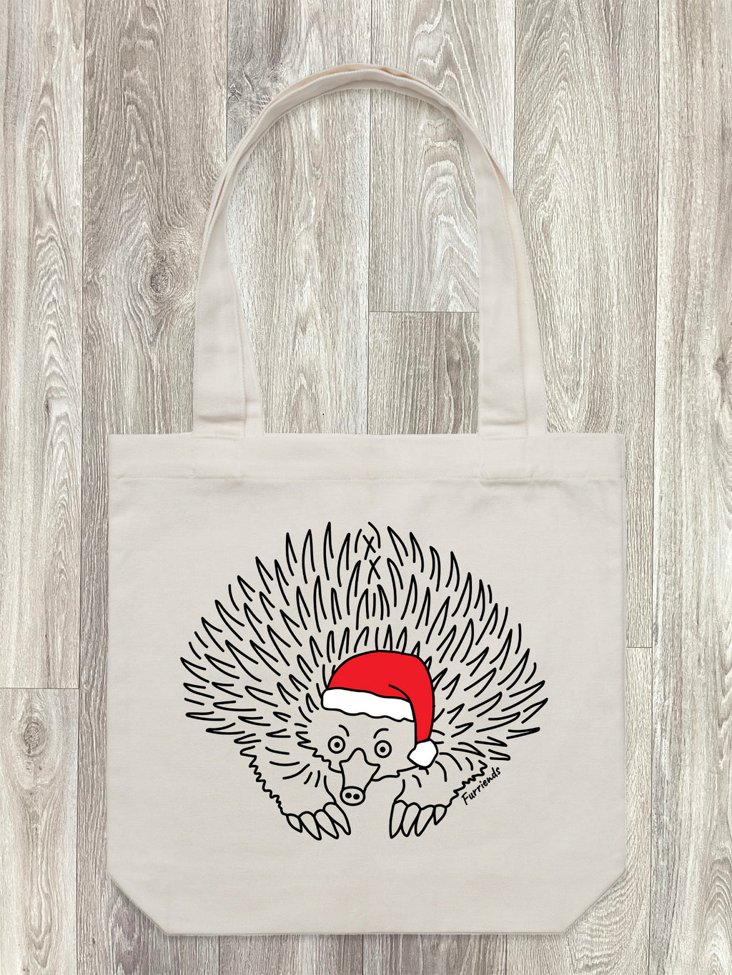 Echidna Christmas Edition Edith Tote Bag