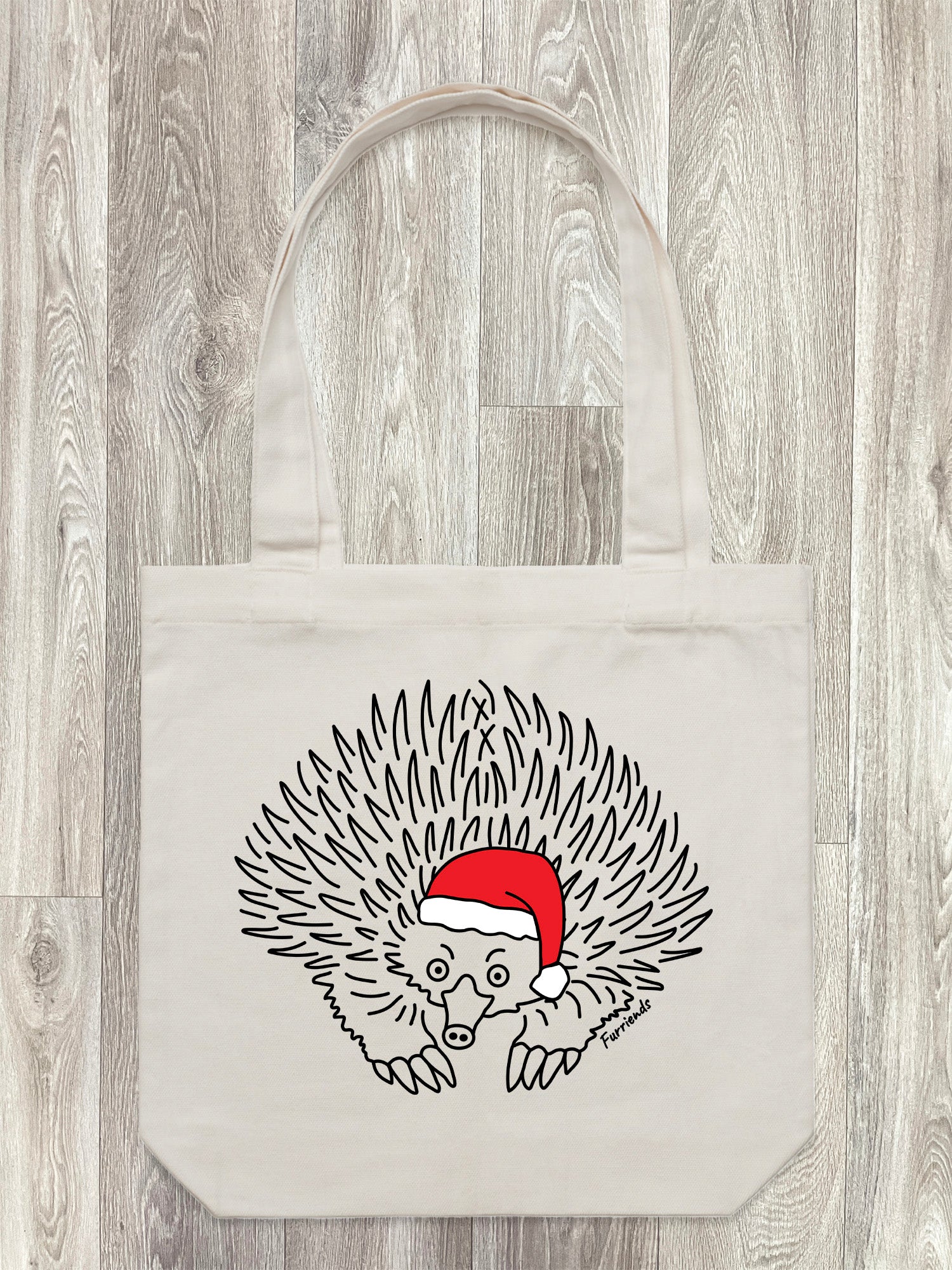Echidna Christmas Edition Edith Tote Bag
