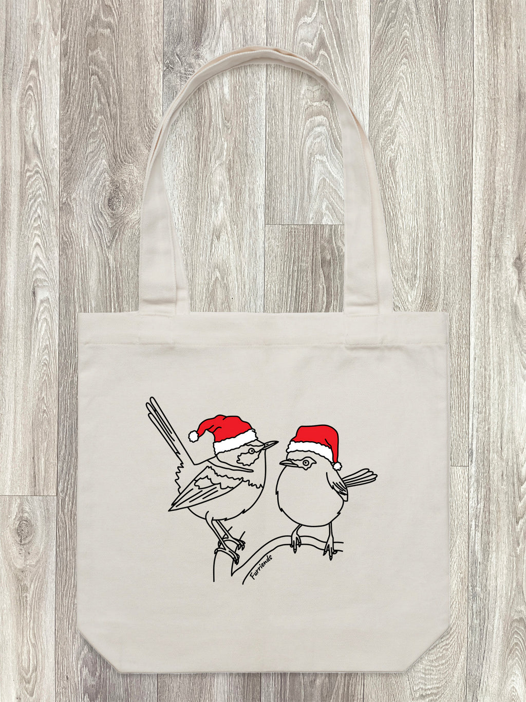 Superb Fairy Wren Christmas Edition Edith Tote Bag