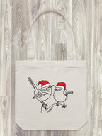 Superb Fairy Wren Christmas Edition Edith Tote Bag