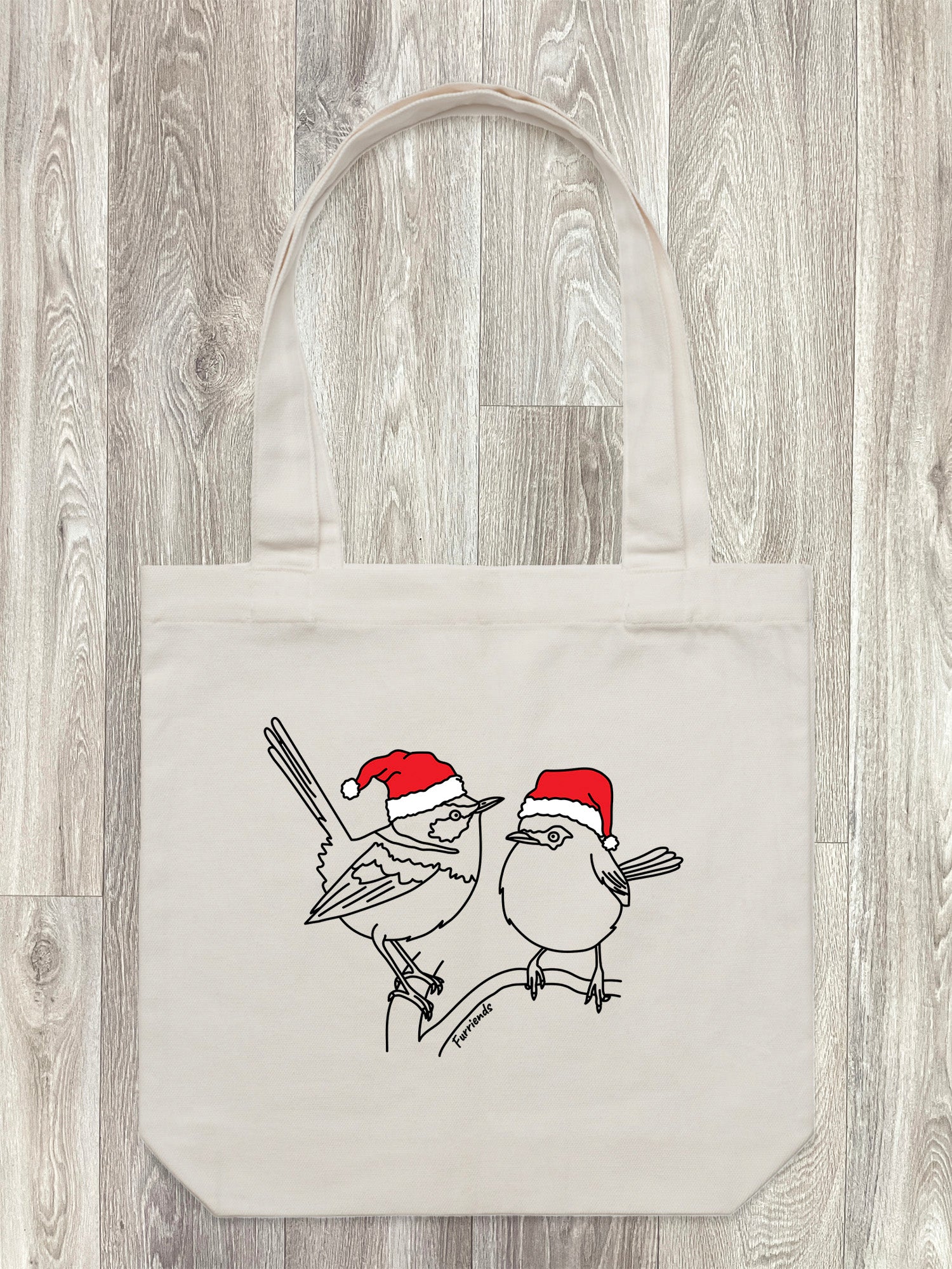 Superb Fairy Wren Christmas Edition Edith Tote Bag