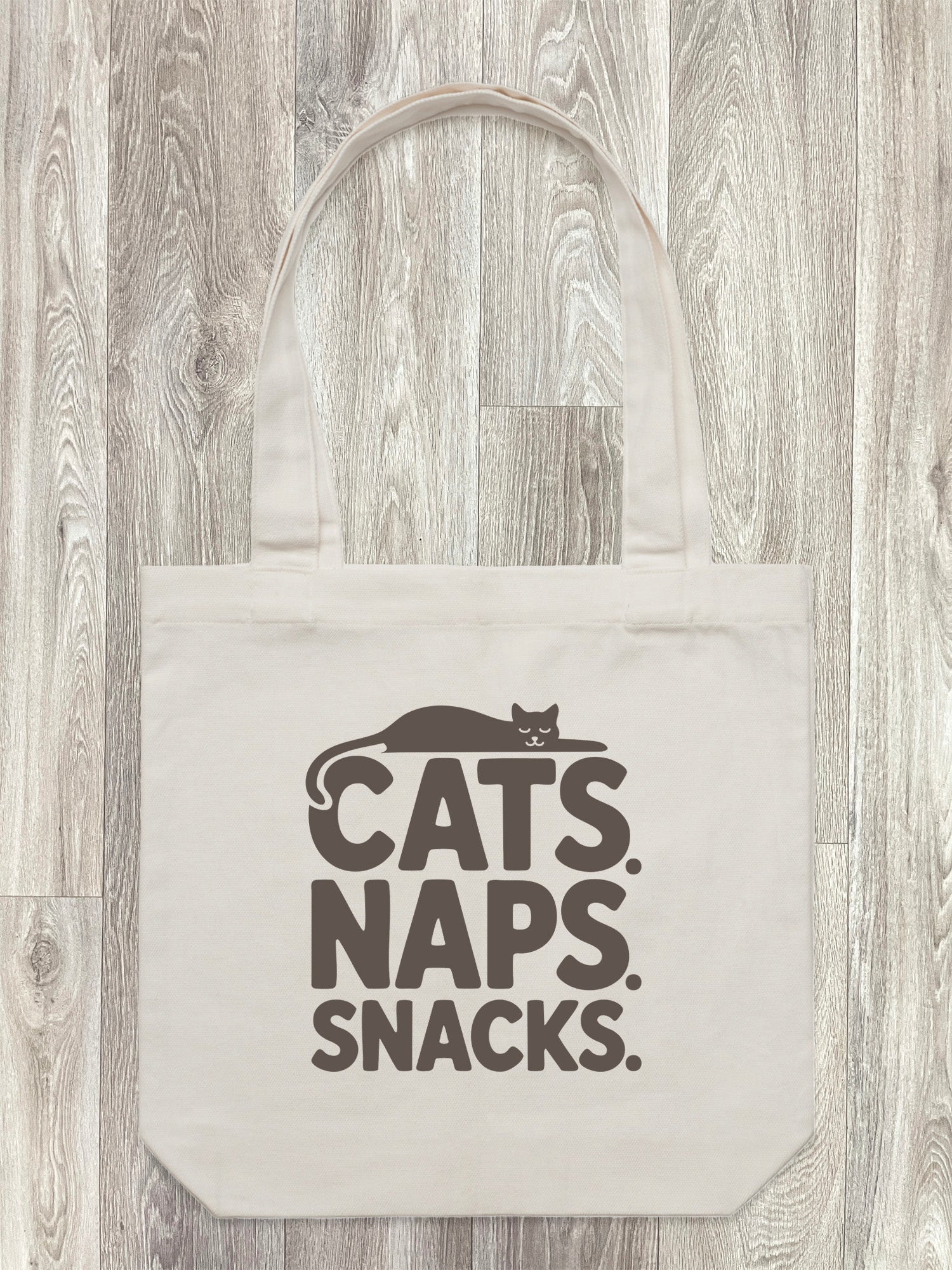 Cats. Naps. Snacks. Edith Tote Bag