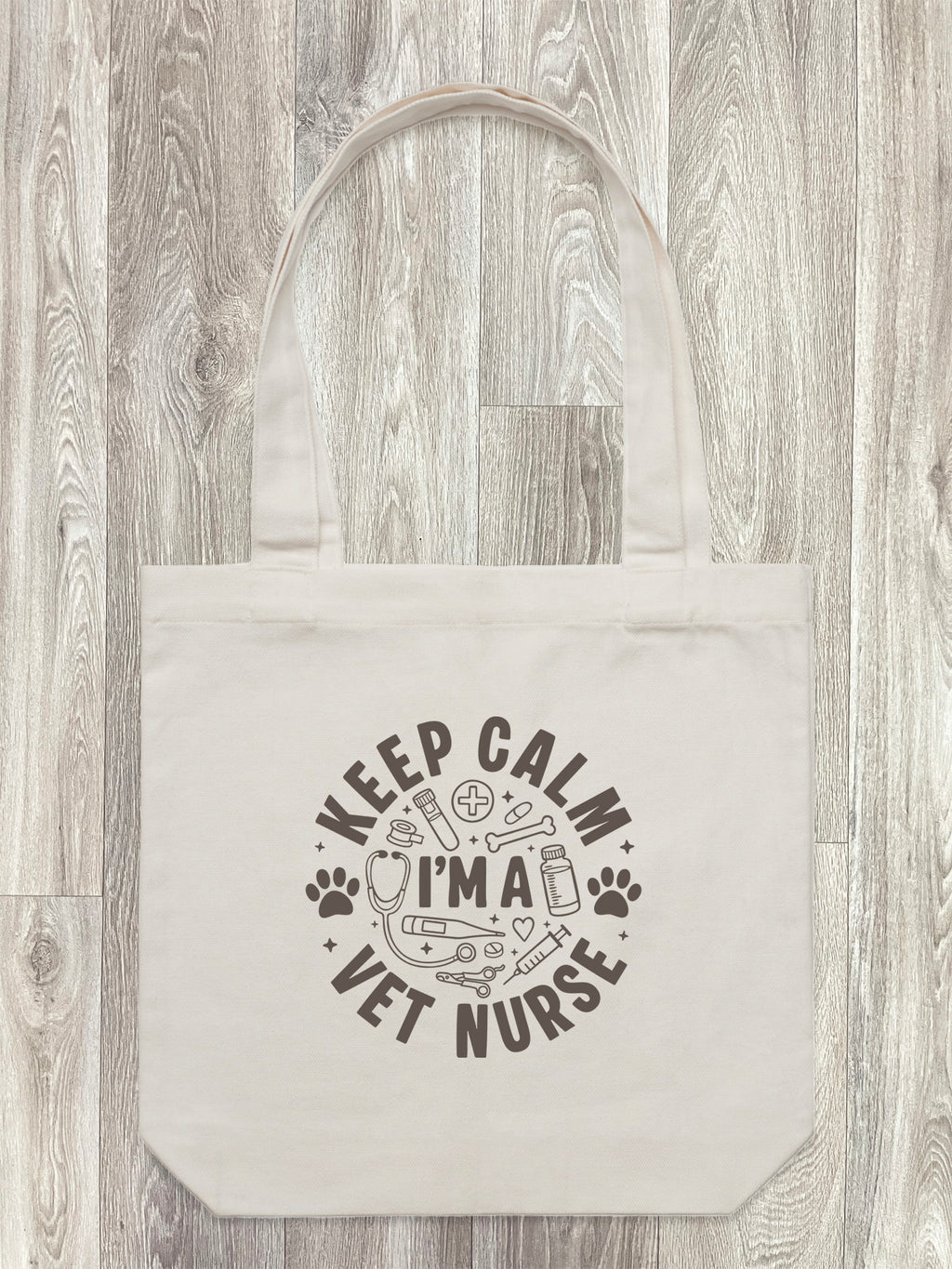 Keep Calm I'm A Vet Nurse Edith Tote Bag