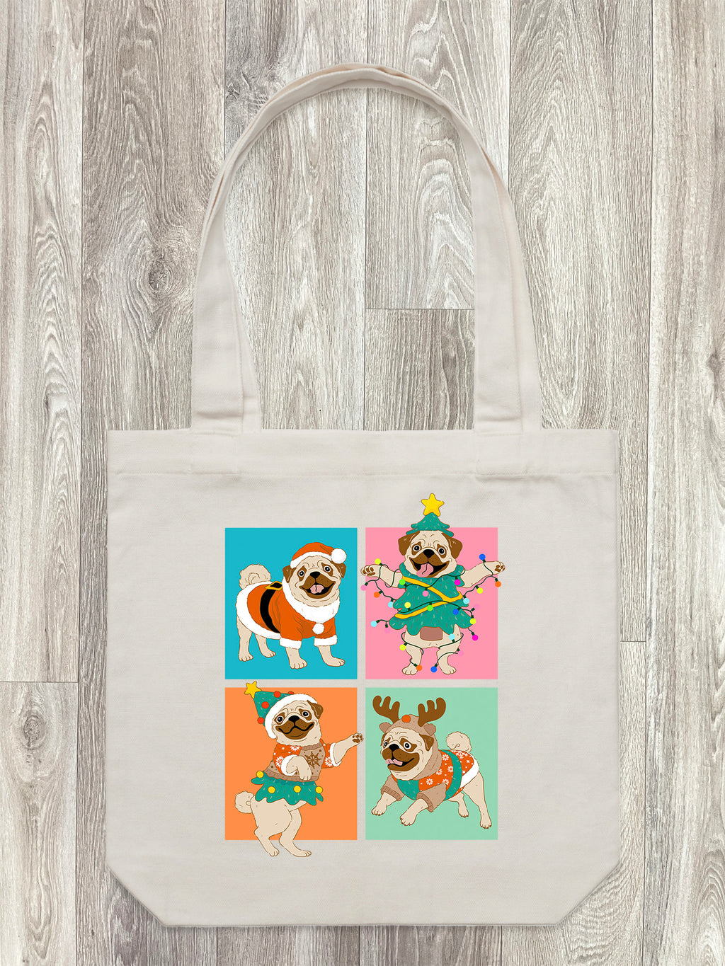 Pugmas Edith Tote Bag