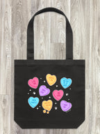 Candy Hearts - Dog Edith Tote Bag
