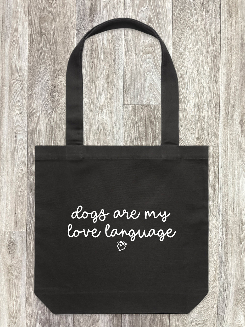 Dogs Are My Love Language Edith Tote Bag