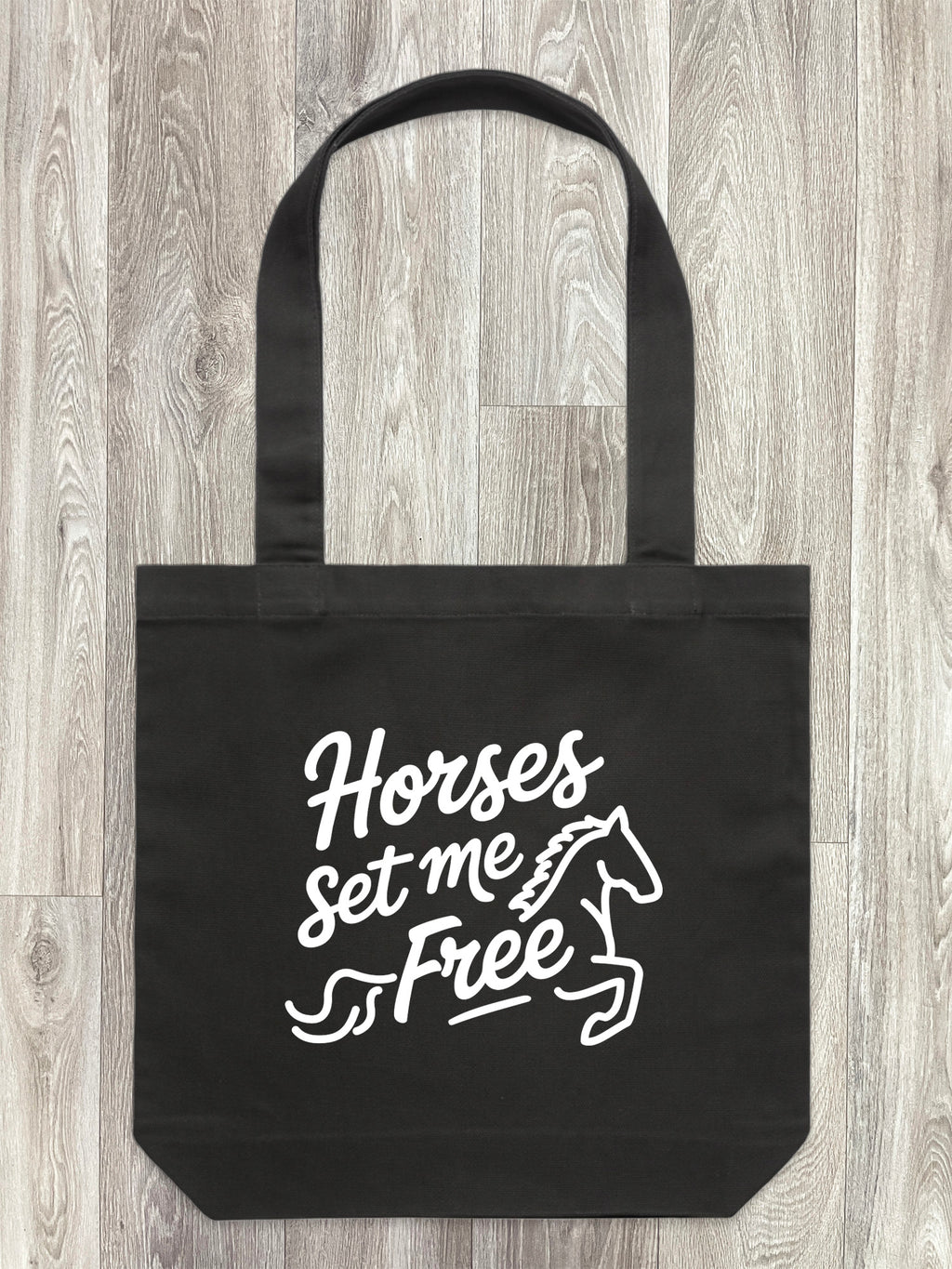 Horses Set Me Free Edith Tote Bag