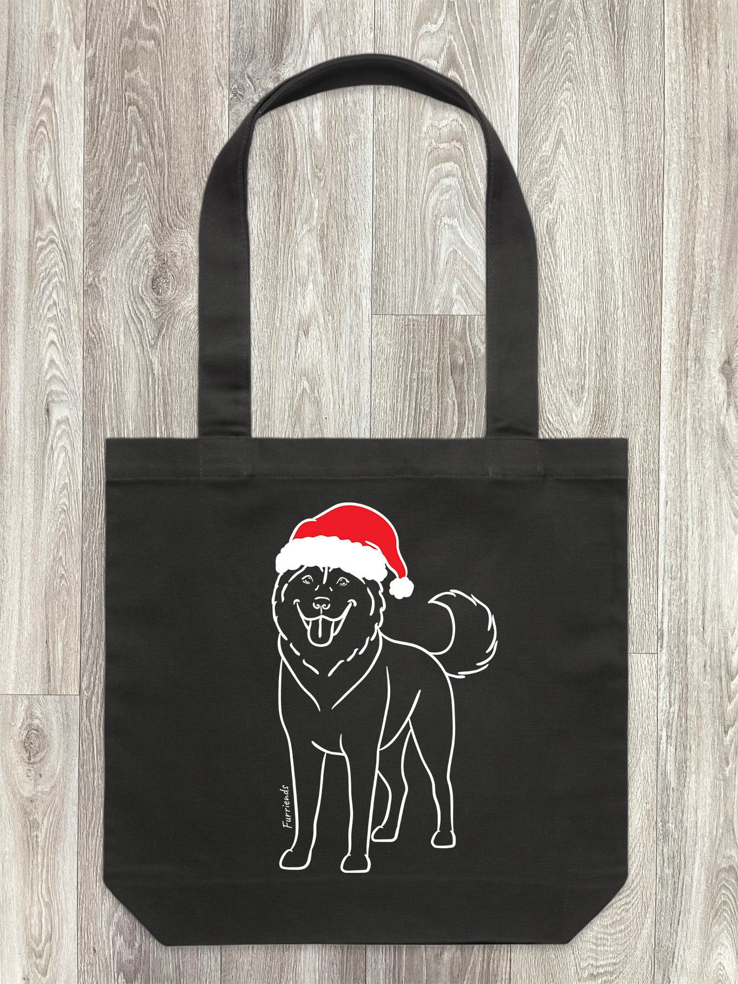 Husky Christmas Edition Edith Tote Bag