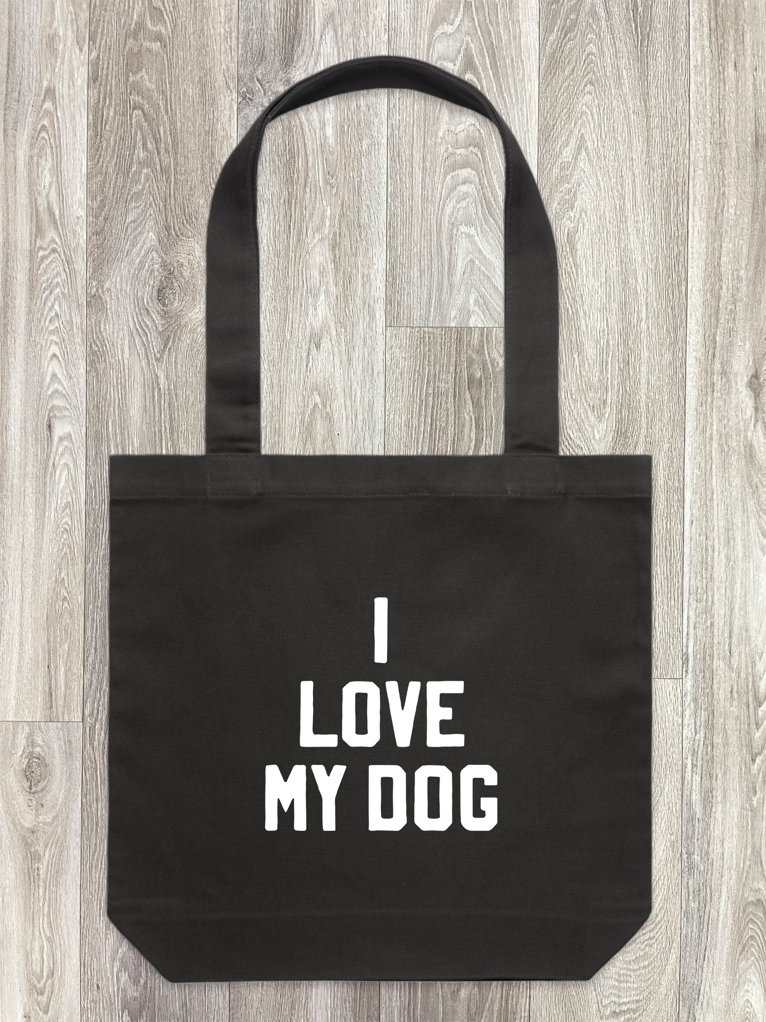 I Love My Dog Edith Tote Bag