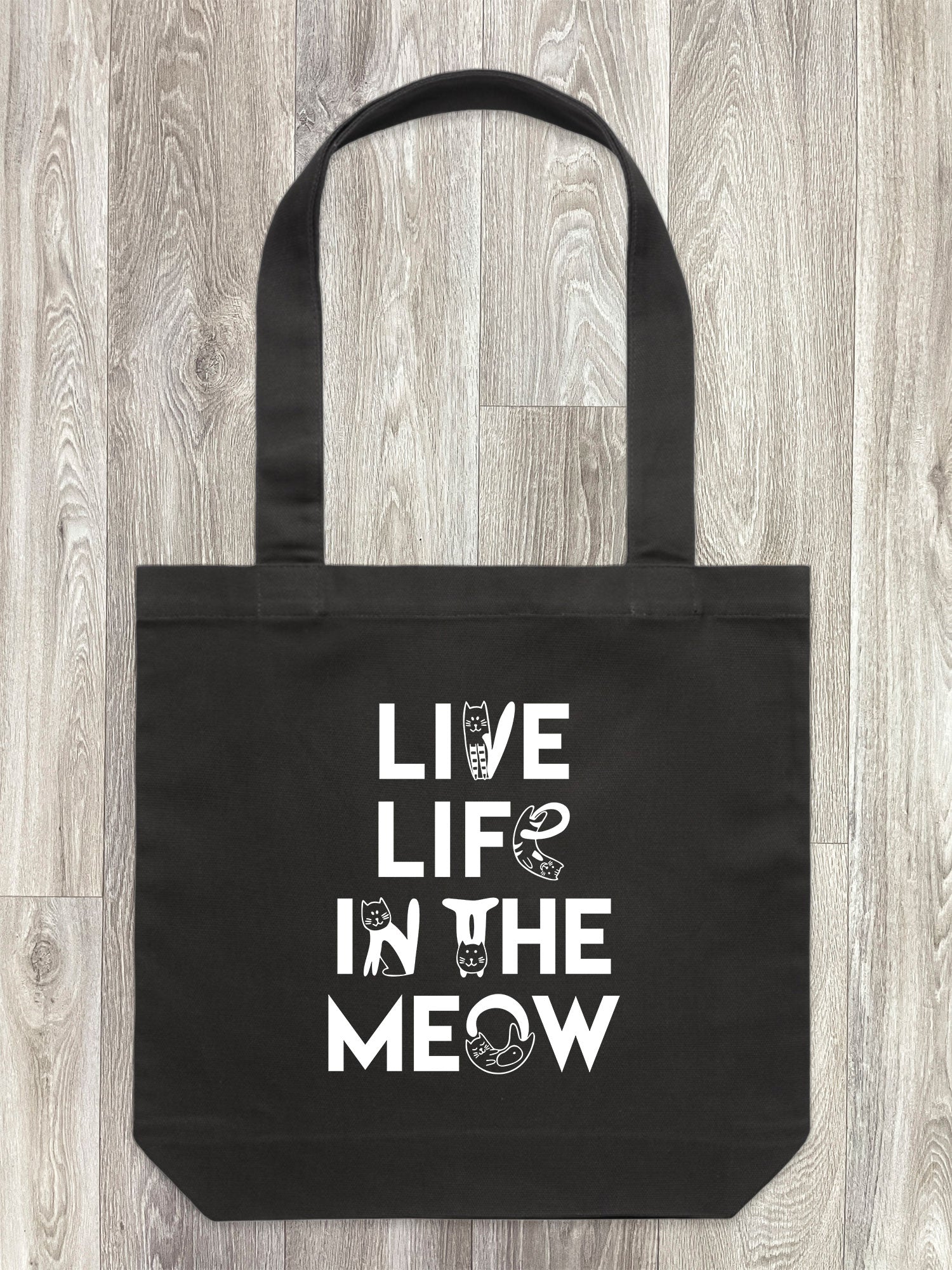 Live Life In The Meow Edith Tote Bag