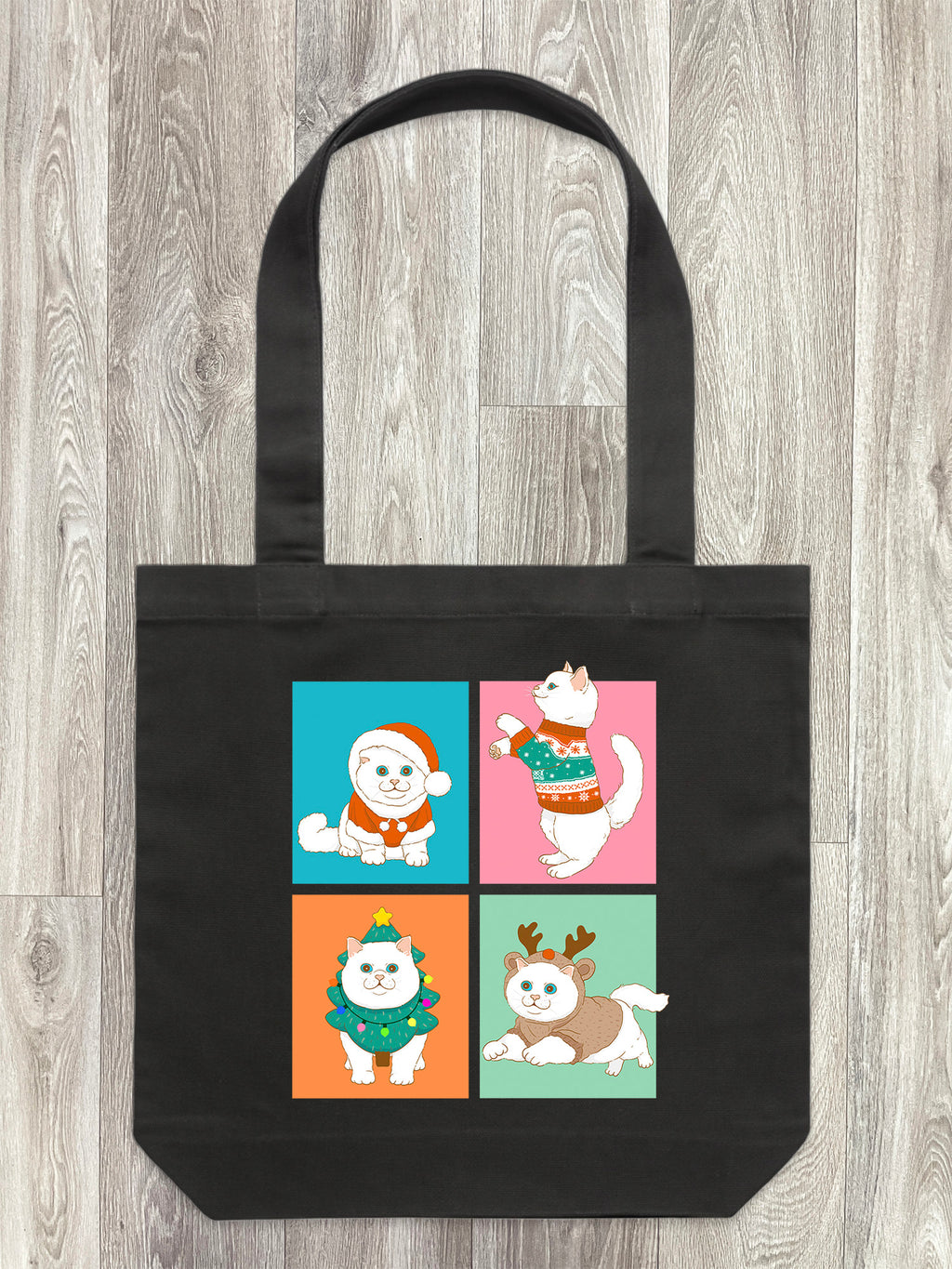 Purrmas Edith Tote Bag