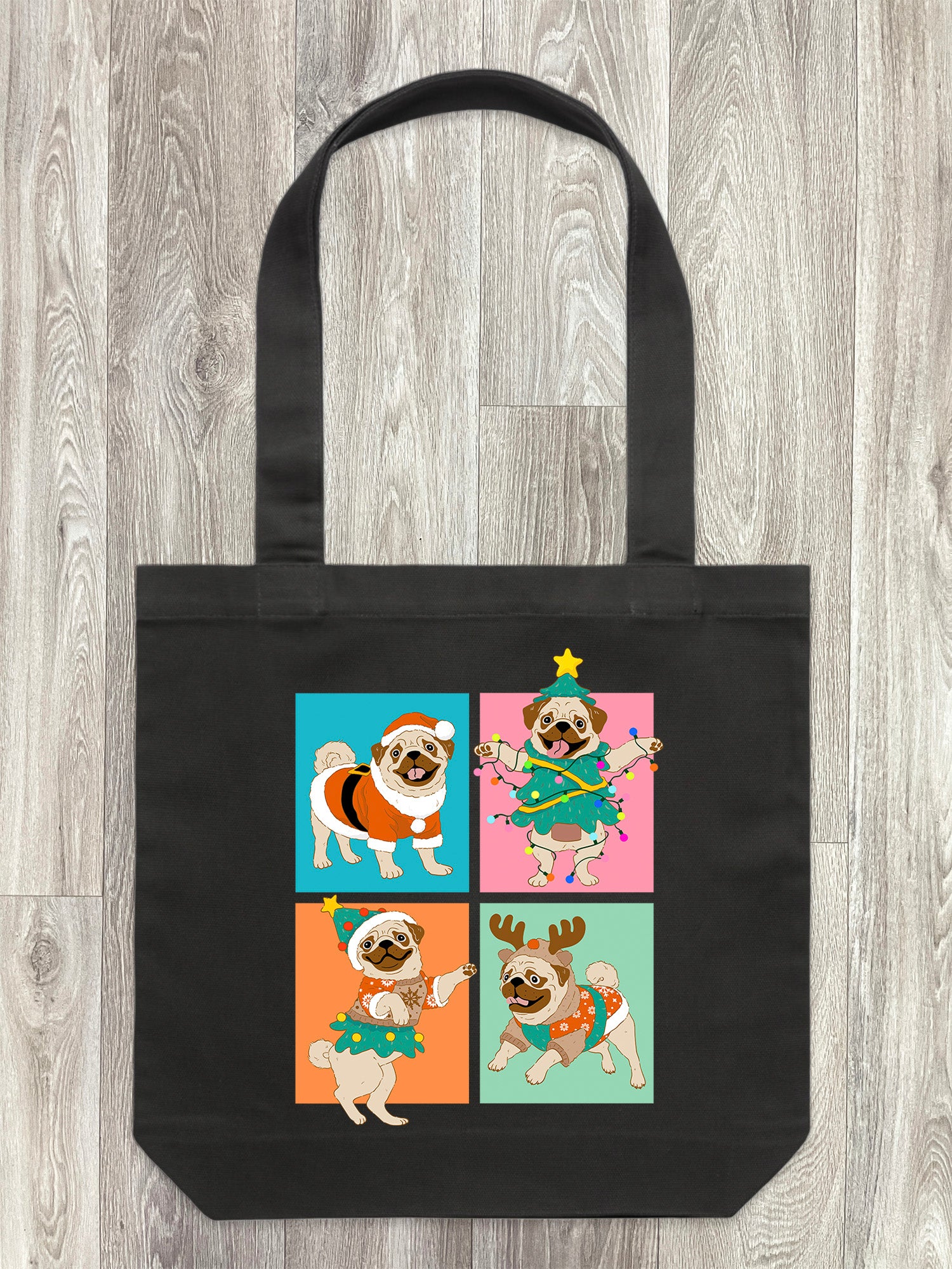 Pugmas Edith Tote Bag