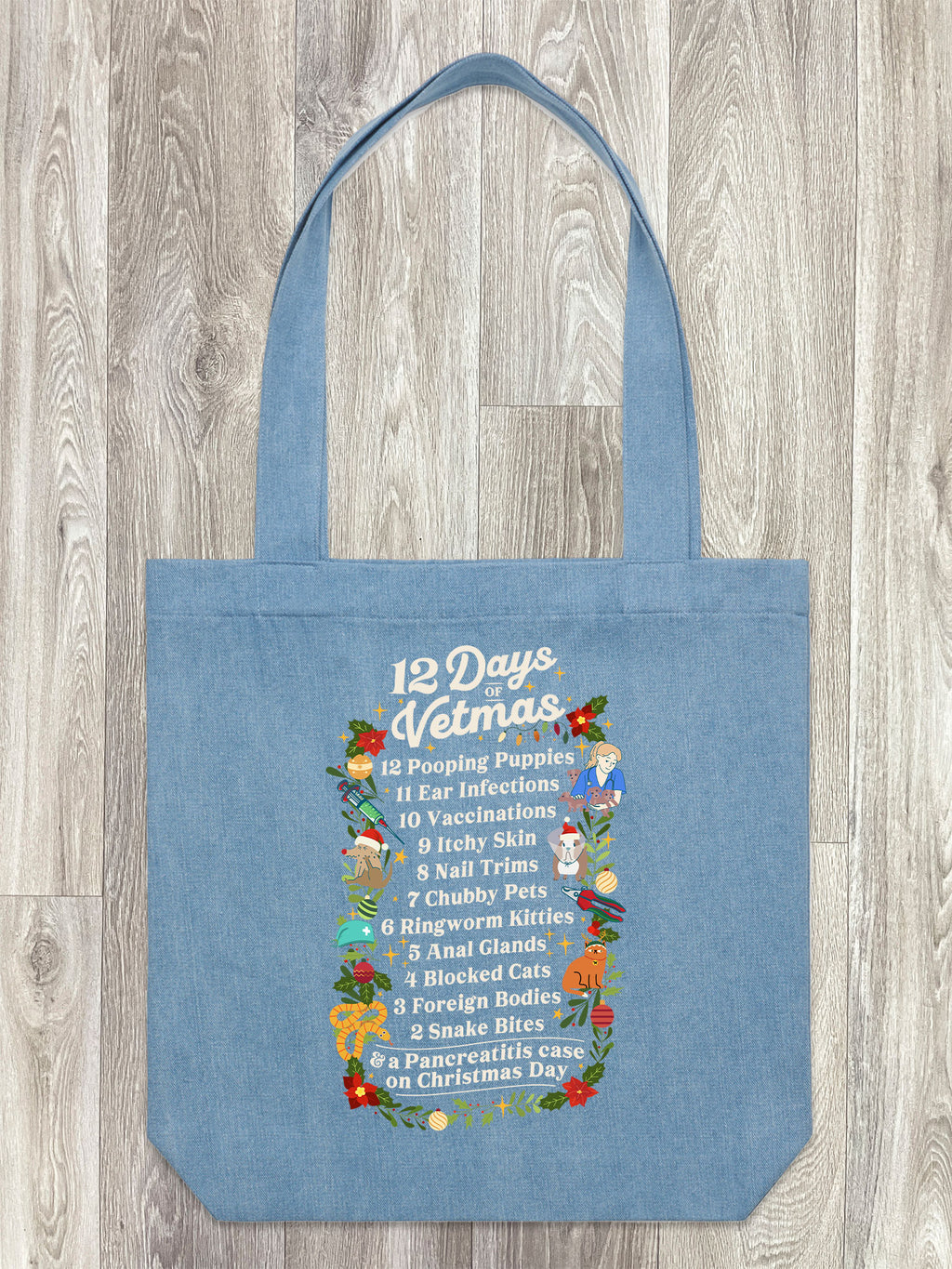 12 Days Of Vetmas Edith Tote Bag