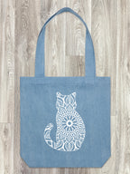 Cat Mandala Edith Tote Bag