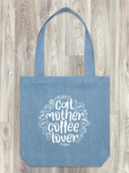 Cat Mother Coffee Lover Edith Tote Bag
