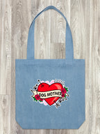 Dog Mother Heart Tattoo Edith Tote Bag
