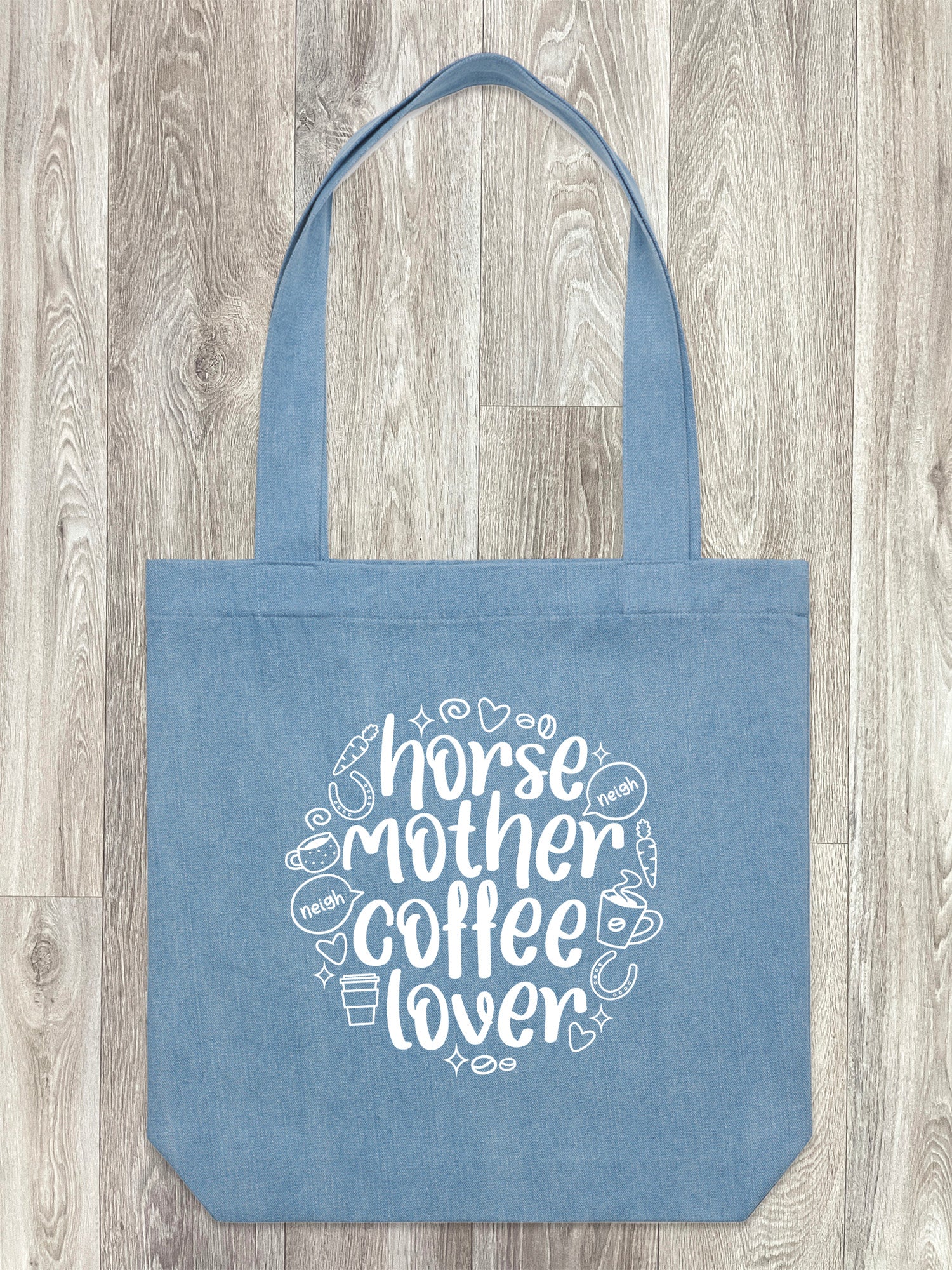 Horse Mother Coffee Lover Edith Tote Bag