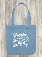 Horses Set Me Free Edith Tote Bag
