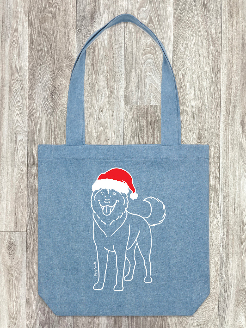 Husky Christmas Edition Edith Tote Bag
