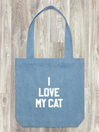 I Love My Cat Edith Tote Bag