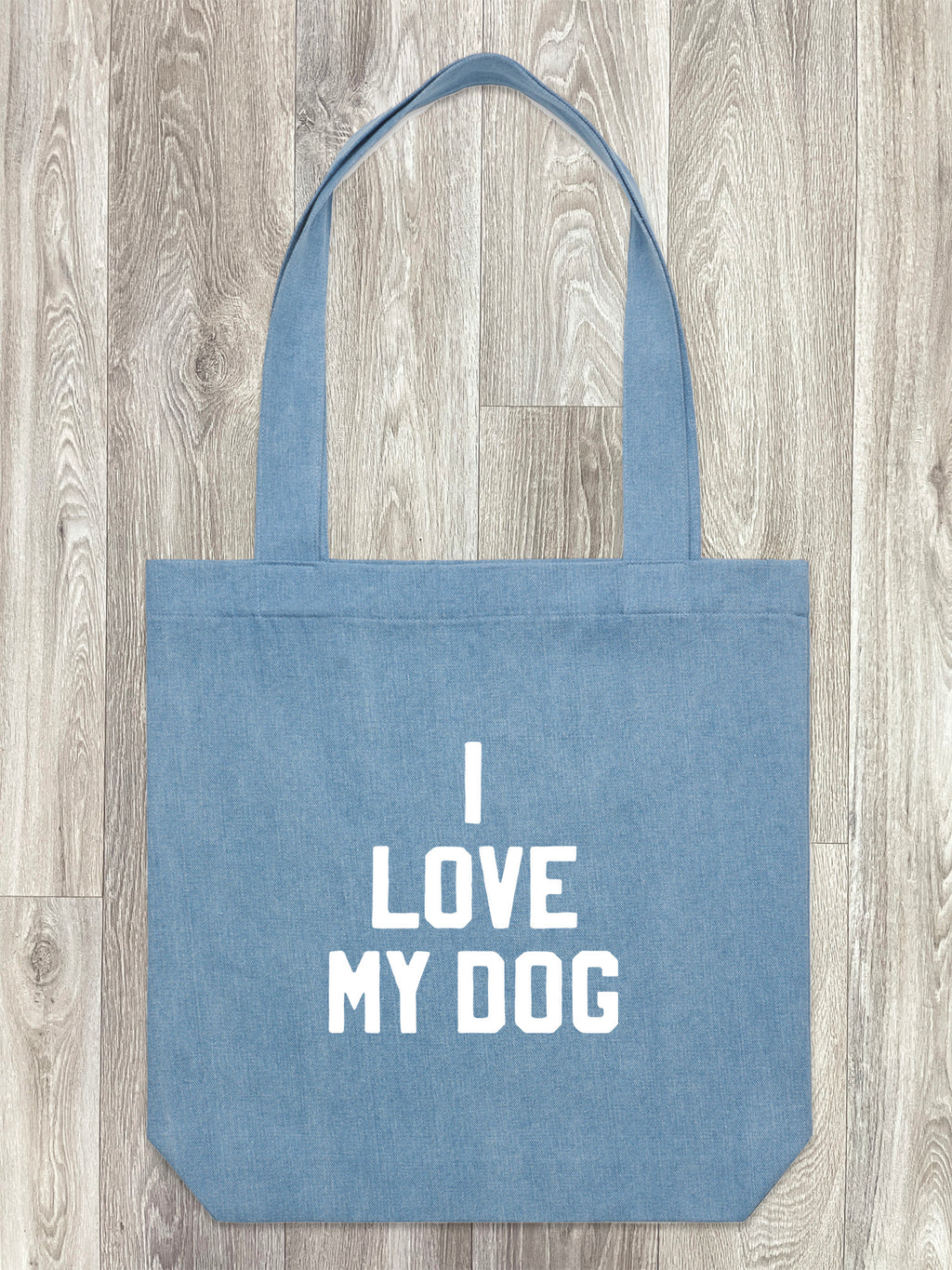 I Love My Dog Edith Tote Bag