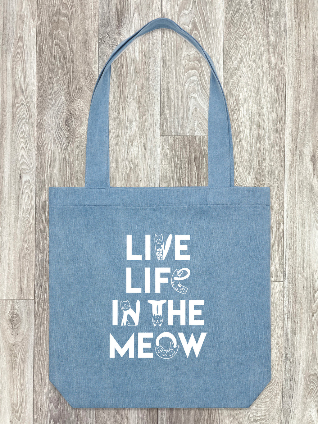Live Life In The Meow Edith Tote Bag