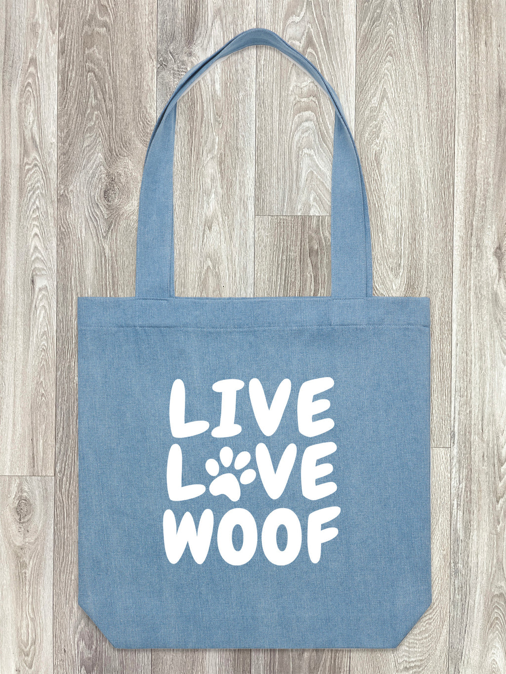 Live Love Woof Edith Tote Bag