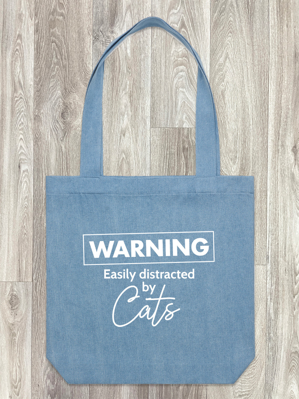 Warning. Easily Distracted By Cats Edith Tote Bag