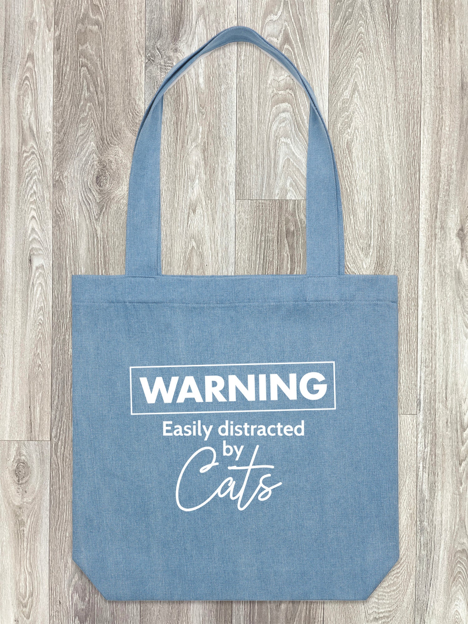 Warning. Easily Distracted By Cats Edith Tote Bag