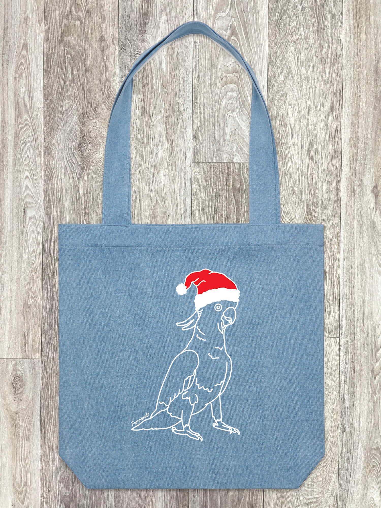 Sulphur-Crested Cockatoo Christmas Edition Edith Tote Bag