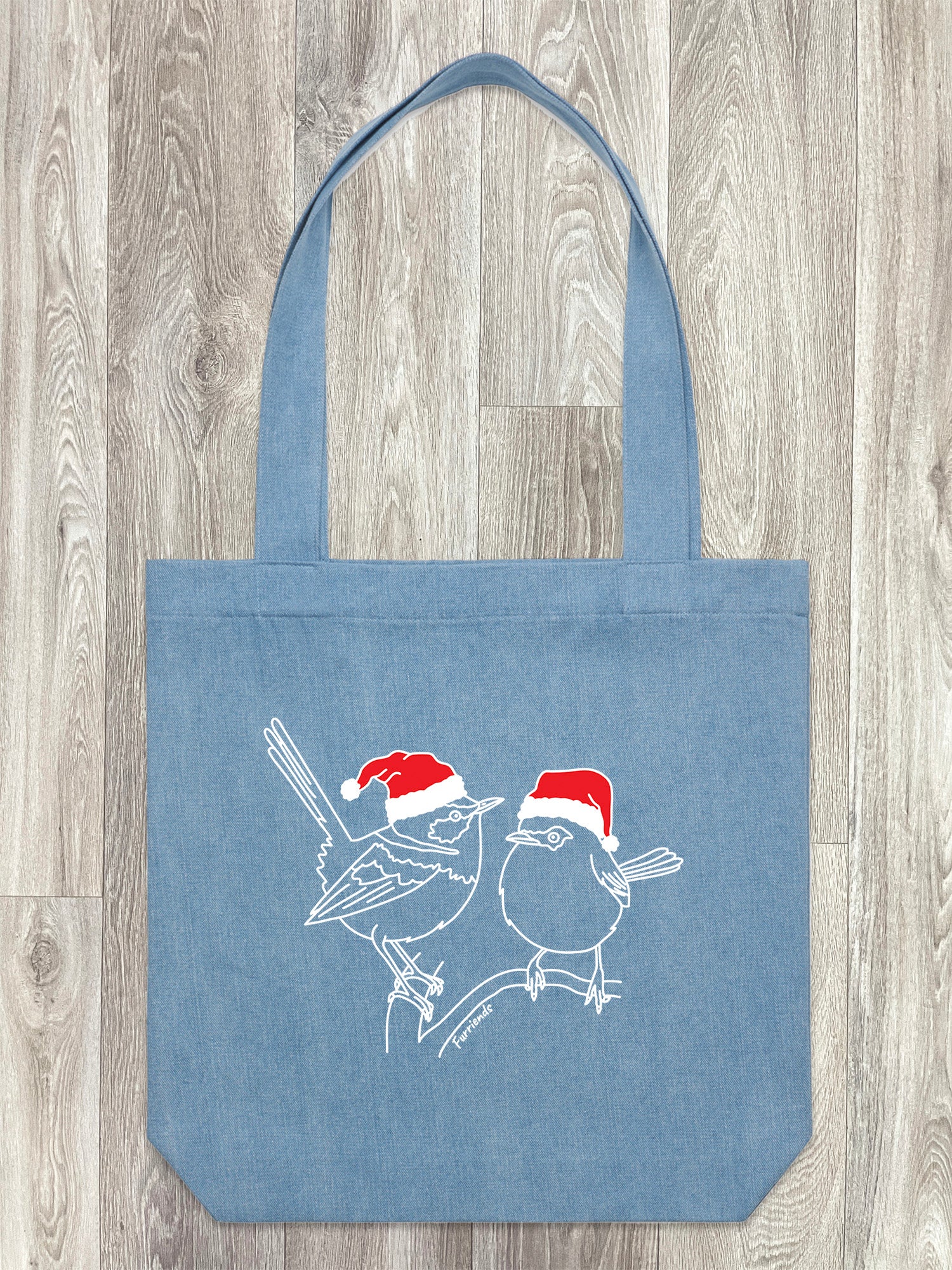 Superb Fairy Wren Christmas Edition Edith Tote Bag