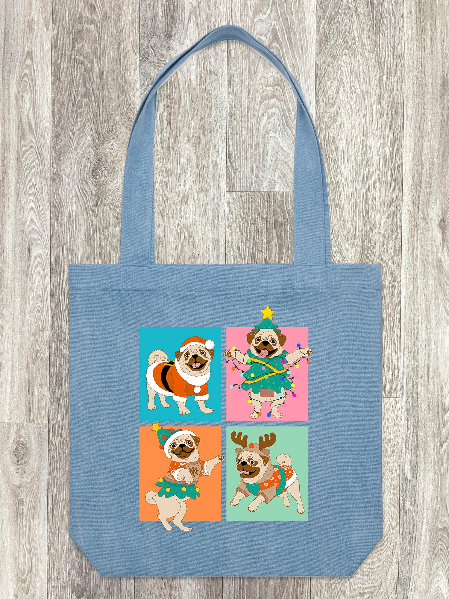 Pugmas Edith Tote Bag