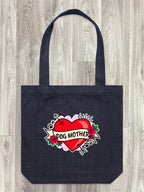 Dog Mother Heart Tattoo Edith Tote Bag