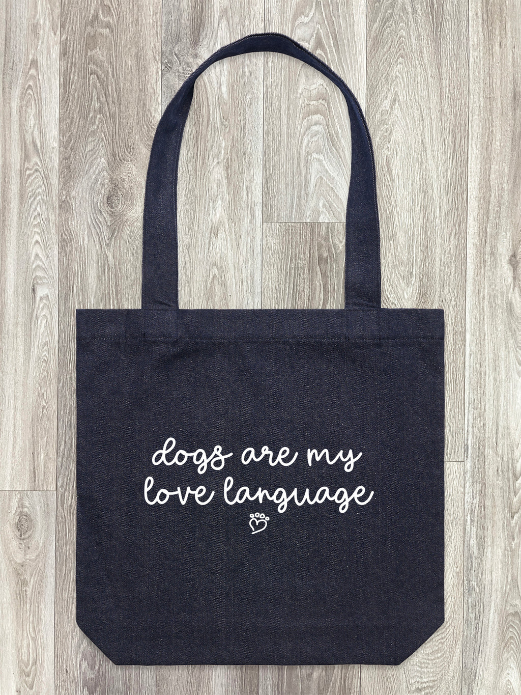 Dogs Are My Love Language Edith Tote Bag