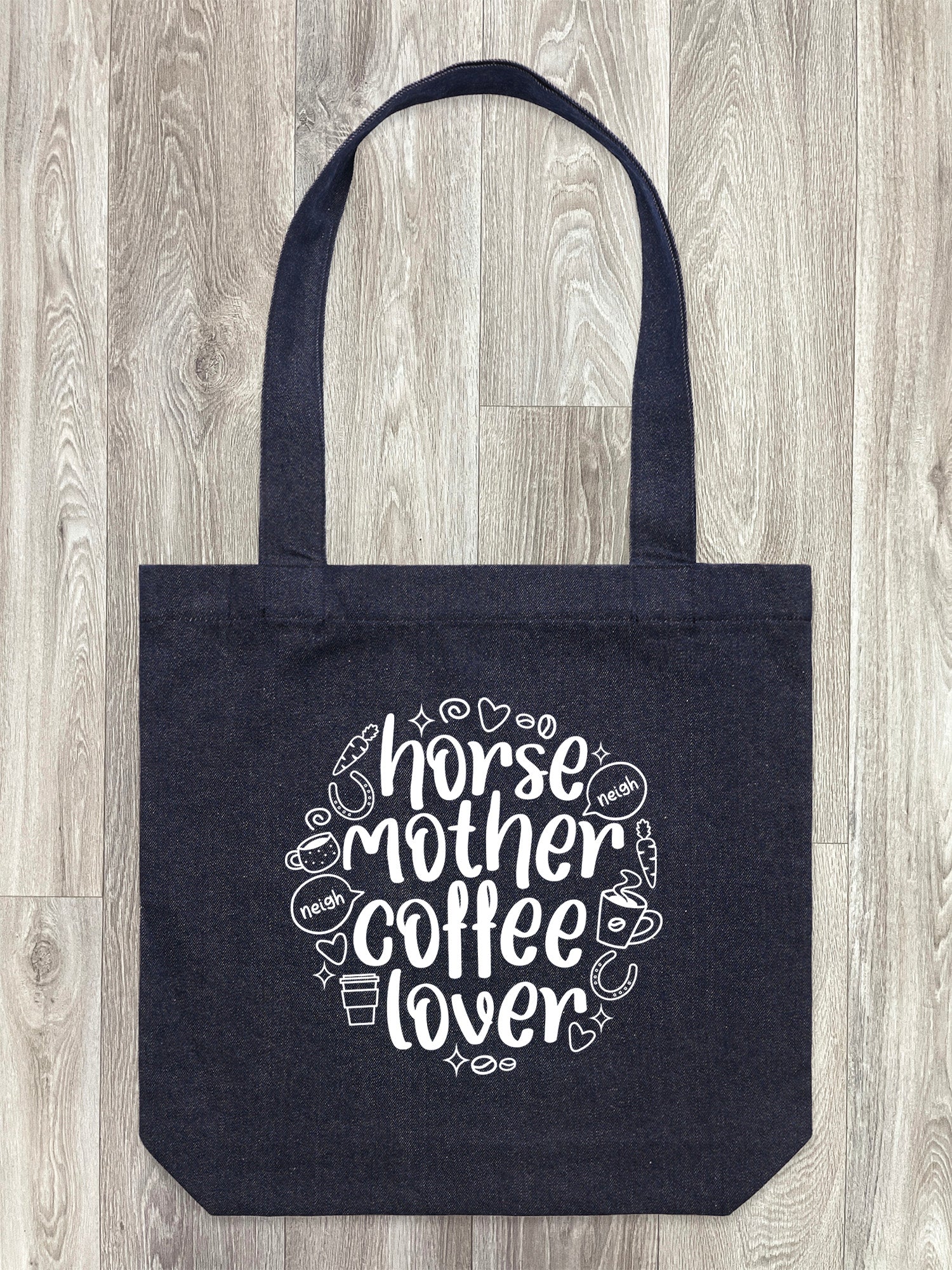 Horse Mother Coffee Lover Edith Tote Bag