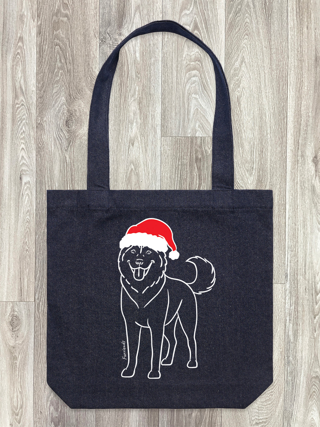 Husky Christmas Edition Edith Tote Bag