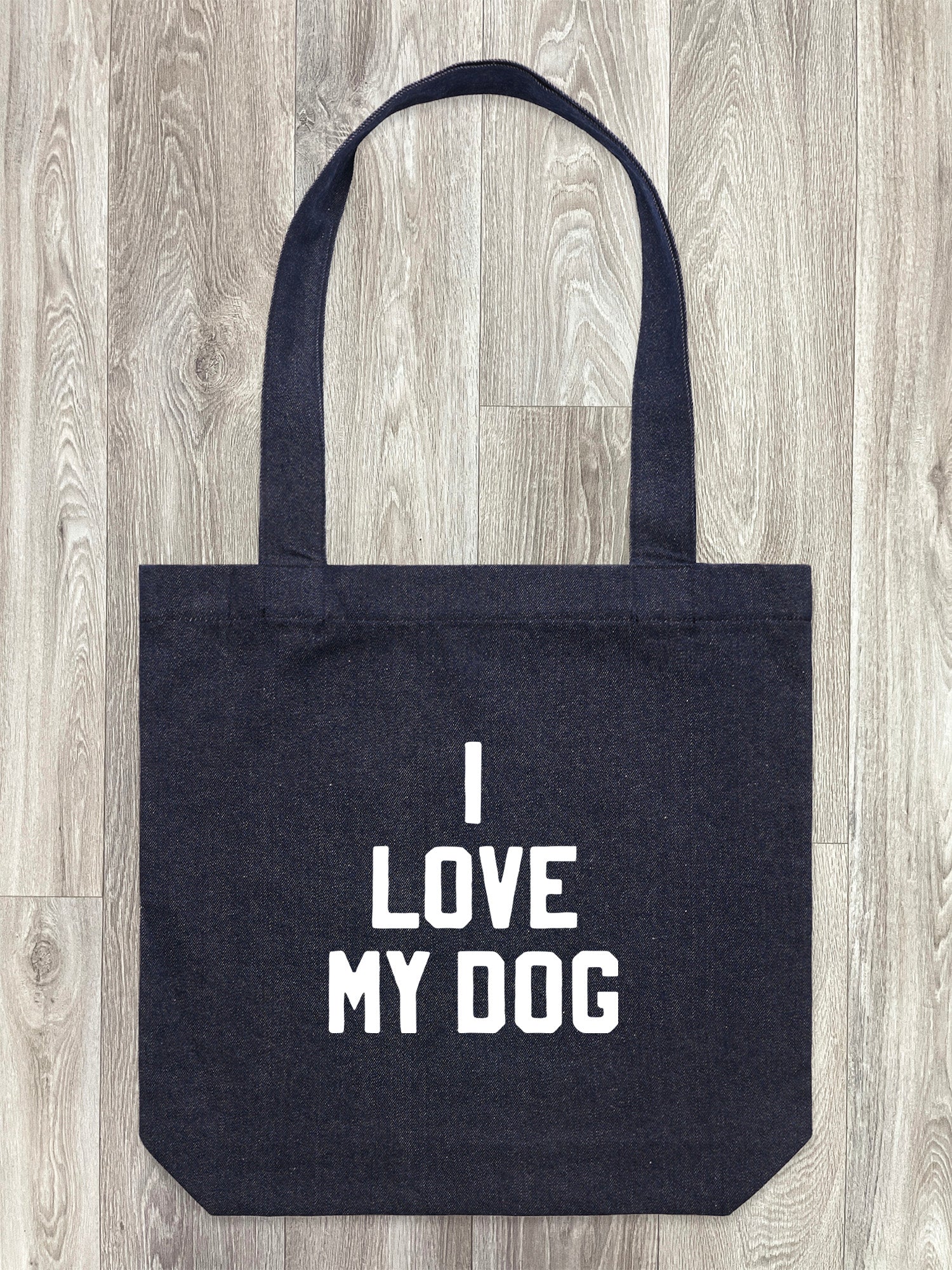 I Love My Dog Edith Tote Bag