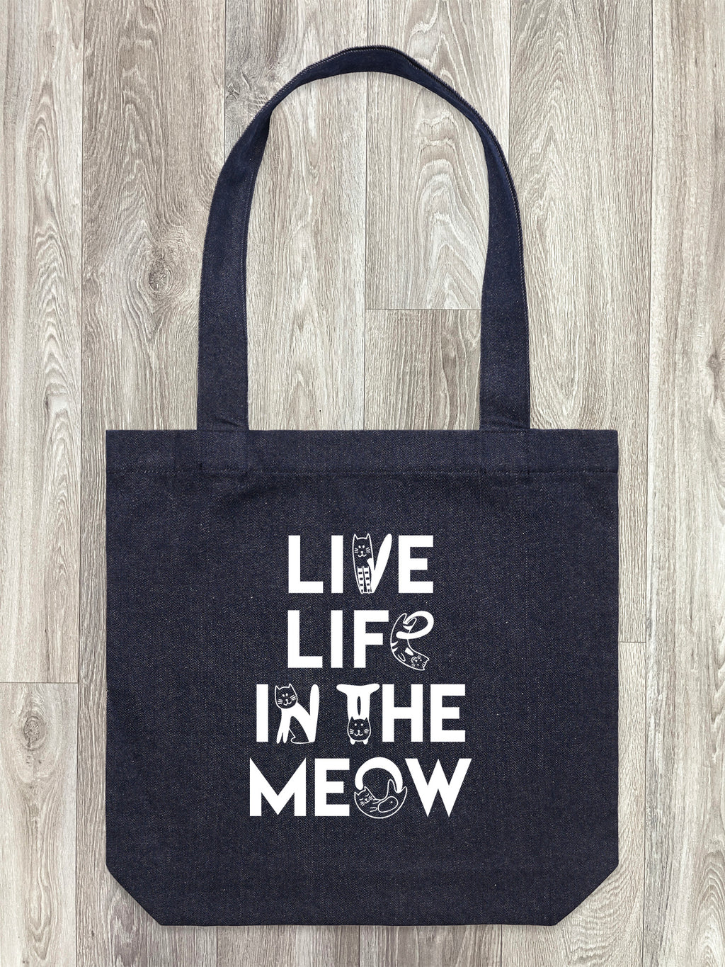 Live Life In The Meow Edith Tote Bag