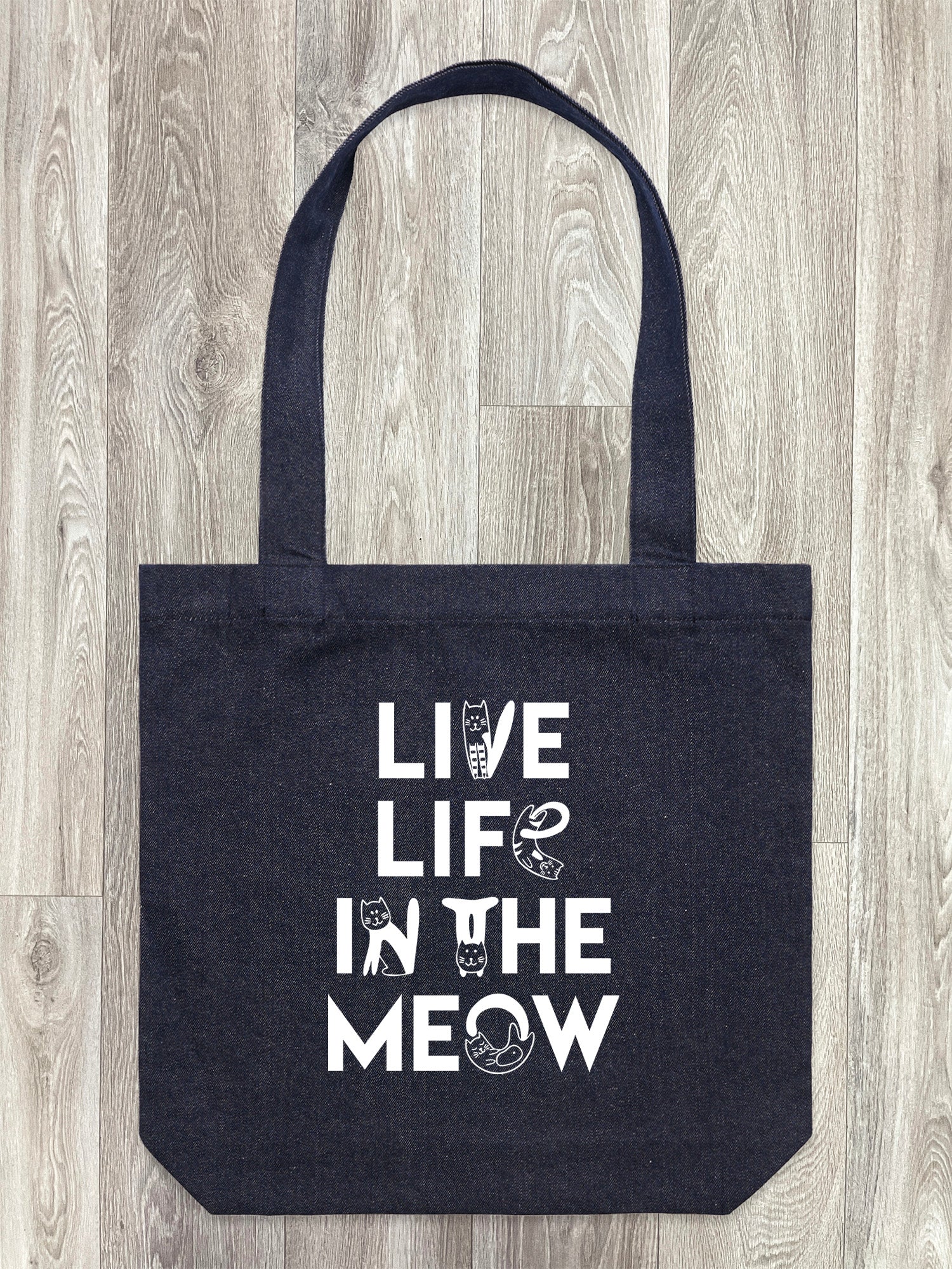 Live Life In The Meow Edith Tote Bag