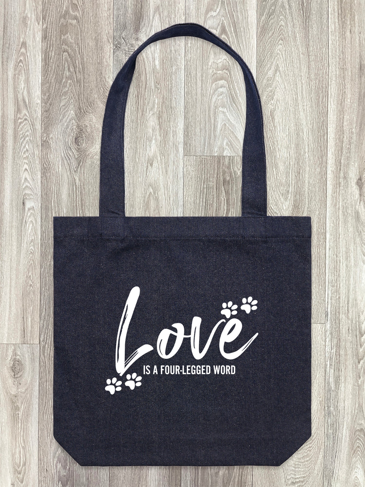 Love Is A Four-Legged Word Edith Tote Bag