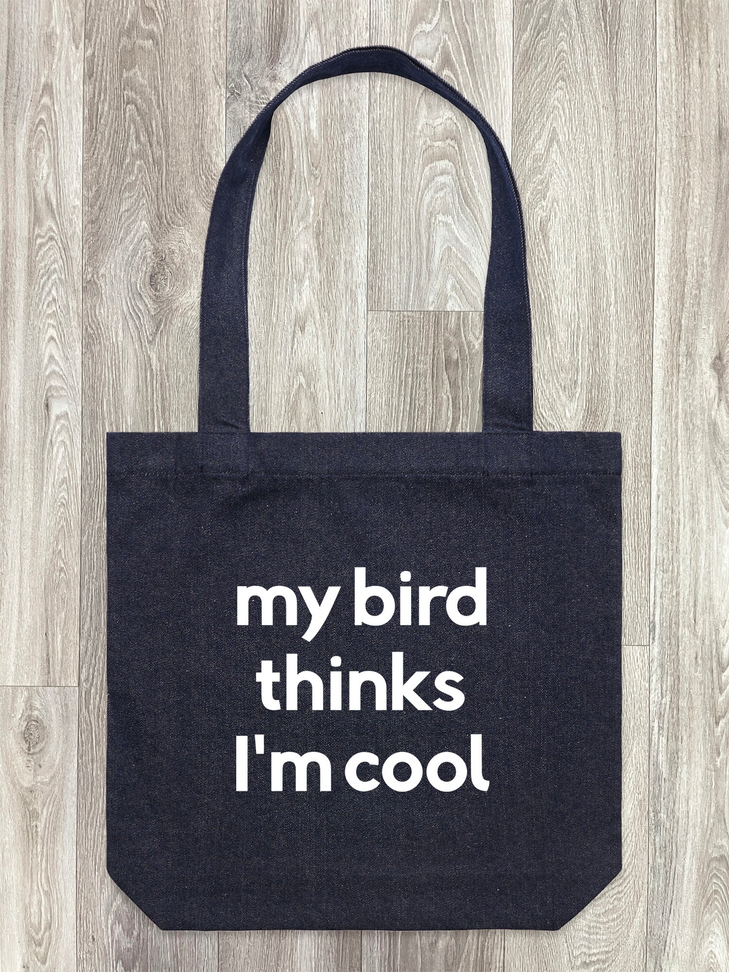 My Bird Thinks I'm Cool Edith Tote Bag