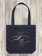 Paw Fist Bump Edith Tote Bag