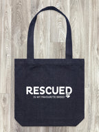 Rescued Is My Favourite Breed Edith Tote Bag