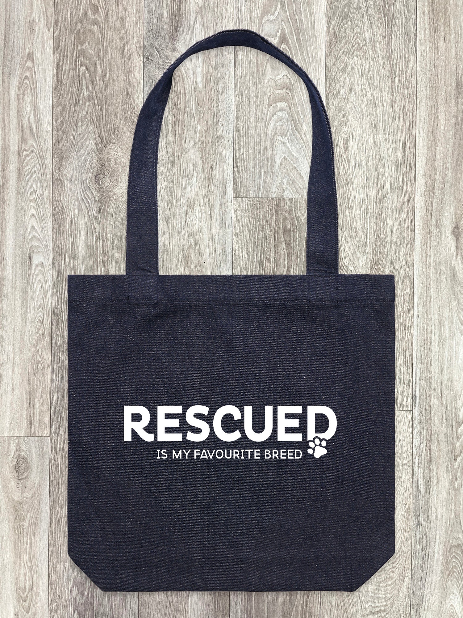 Rescued Is My Favourite Breed Edith Tote Bag