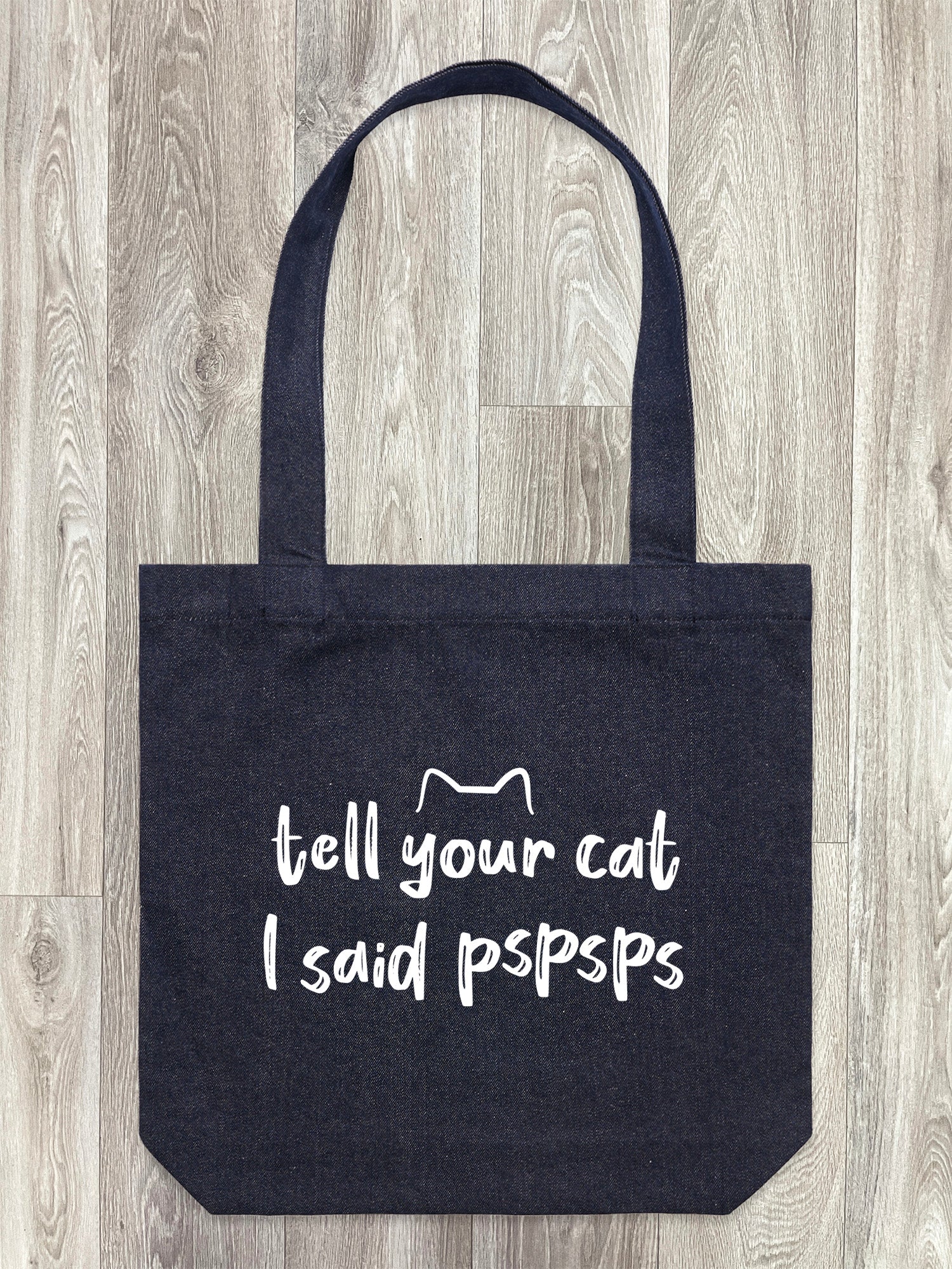 Tell Your Cat I Said pspsps Edith Tote Bag