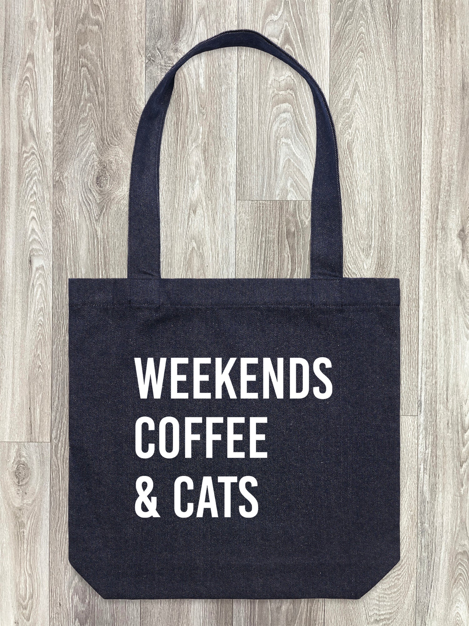 Weekends Coffee & Cats Edith Tote Bag