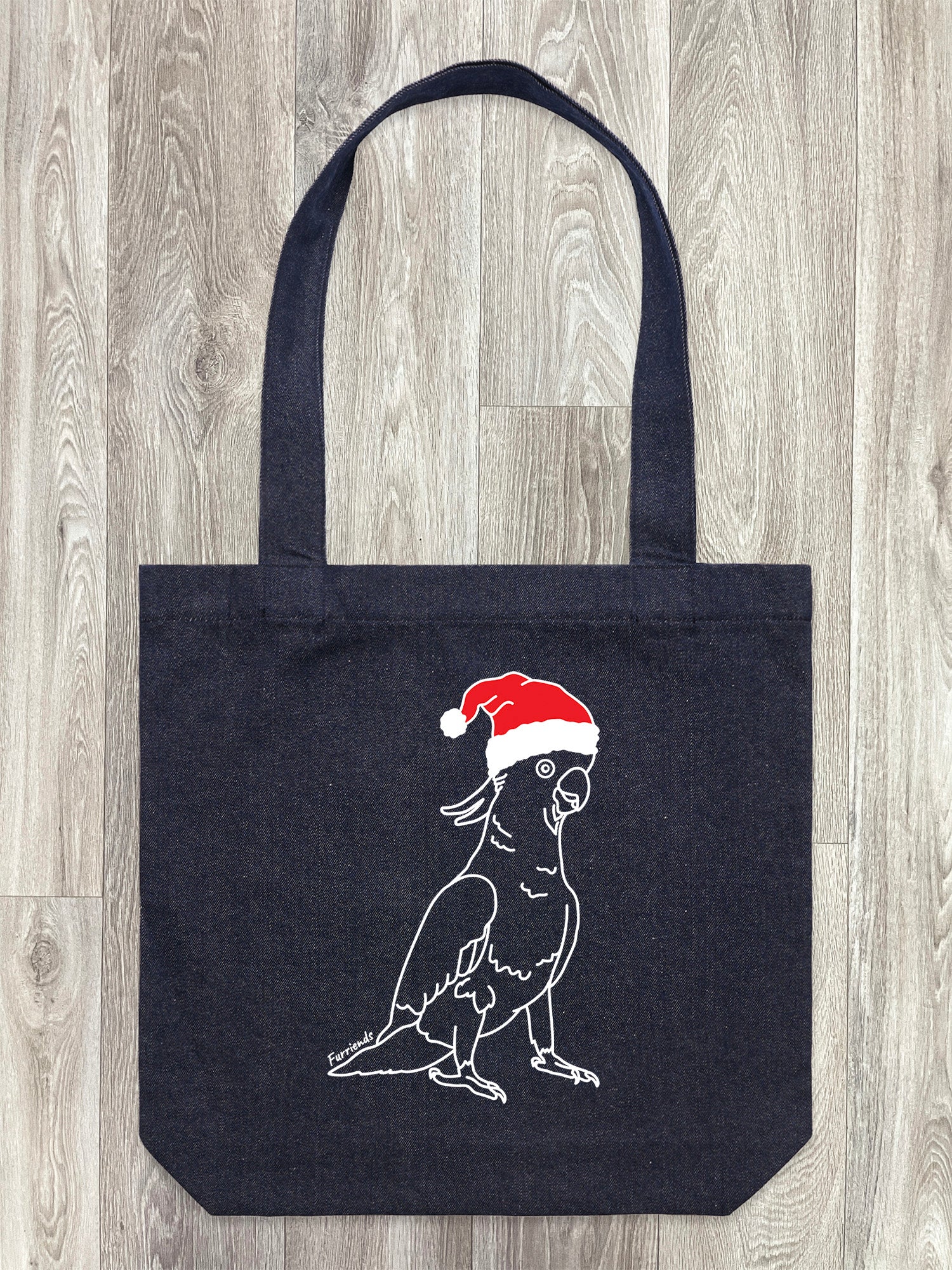 Sulphur-Crested Cockatoo Christmas Edition Edith Tote Bag