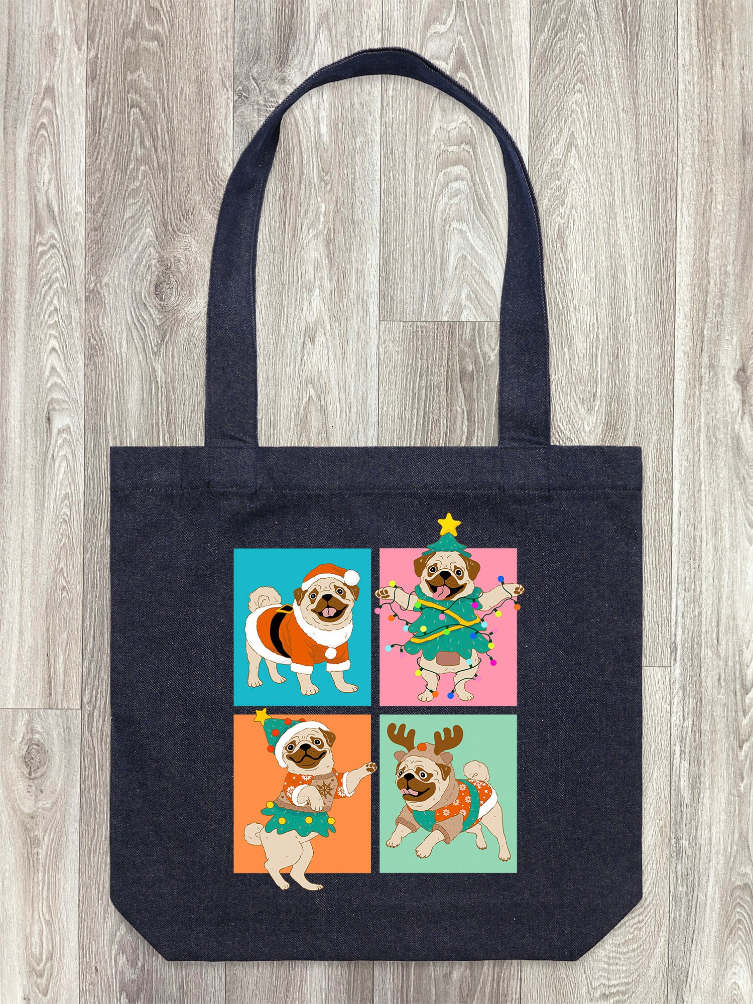 Pugmas Edith Tote Bag
