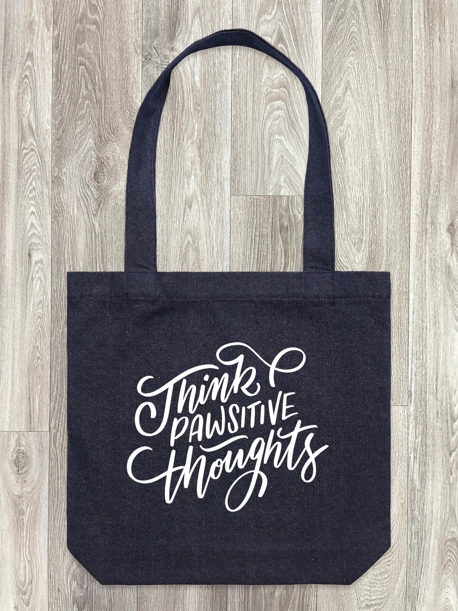 Think Pawsitive Thoughts Edith Tote Bag